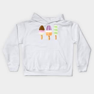 Popsicles: Frozen summer fun Kids Hoodie